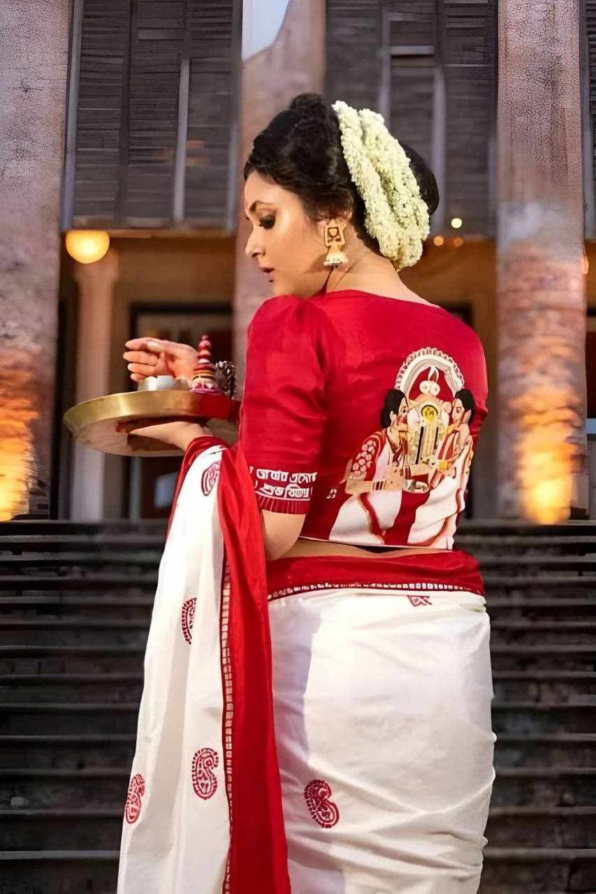 Sympy Soft Lichi Silk Saree