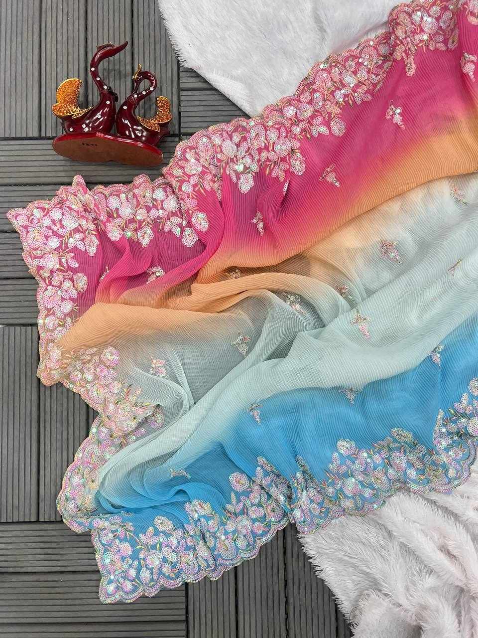 Sympy Soft Georgette Party Wear Saree