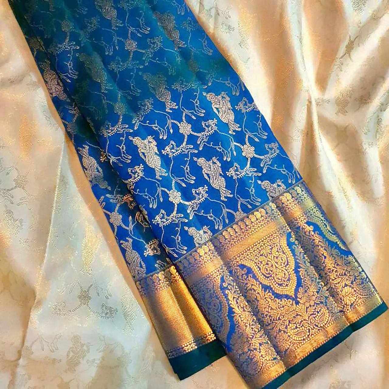 Sympy Soft Lichi Silk Saree