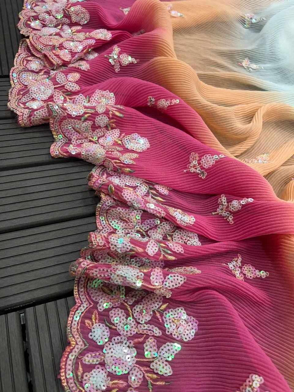 Sympy Soft Georgette Party Wear Saree