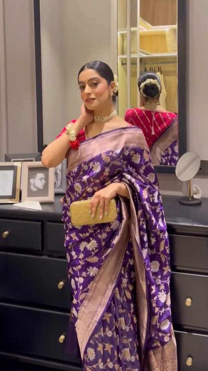 Sympy Soft Lichi Silk Saree