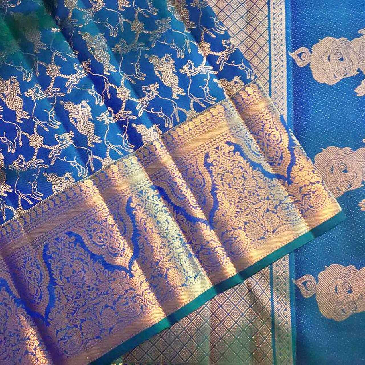 Sympy  Soft Lichi Silk Saree