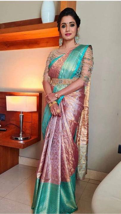 Sympy Soft Lichi Silk Saree