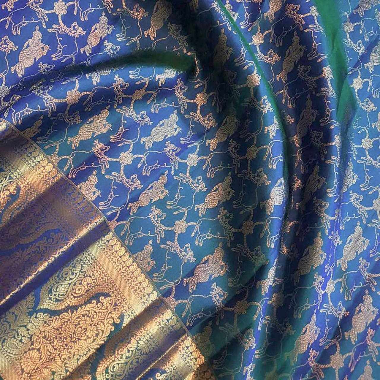 Sympy  Soft Lichi Silk Saree