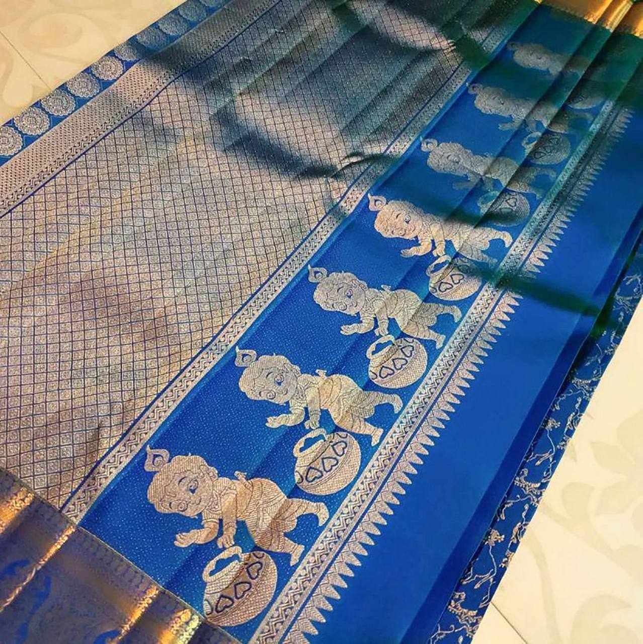 Sympy  Soft Lichi Silk Saree