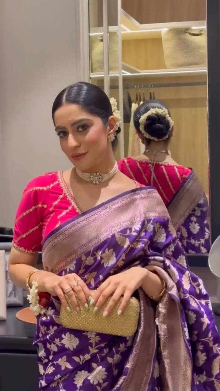 Sympy Soft Lichi Silk Saree